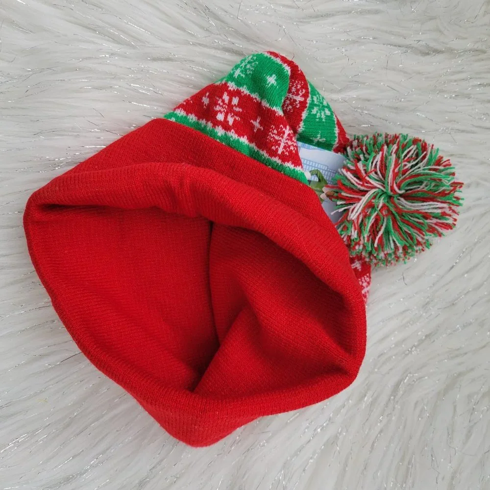 Elf PomPom Beanie Hat